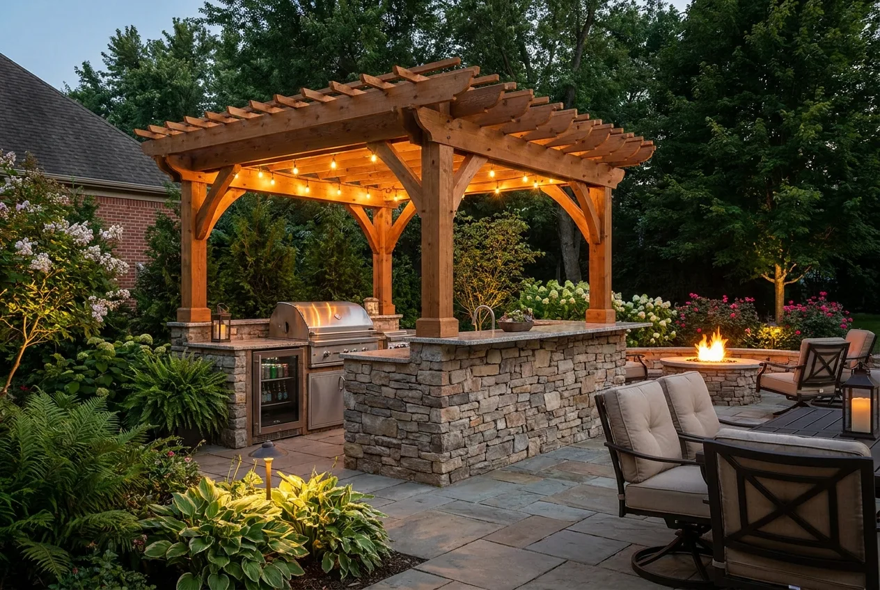 Outdoor kitchen